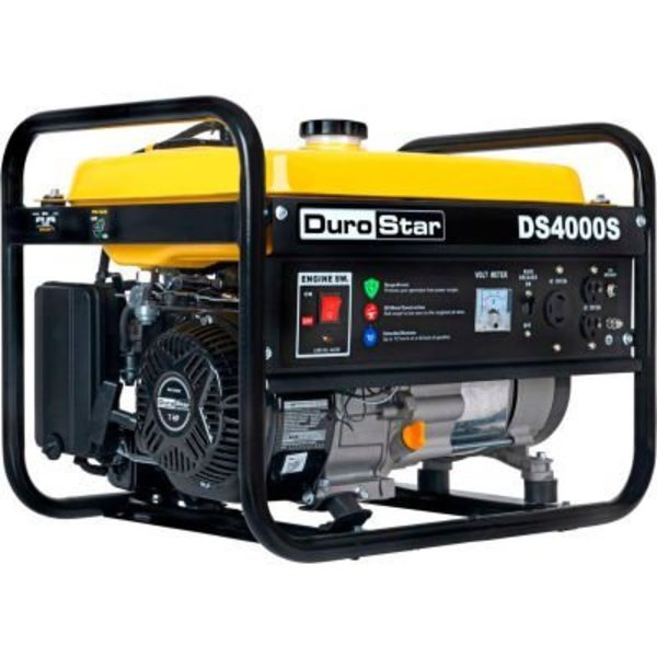 Imperial Industrial Supply Portable Generator, Gasoline, 3,300 W Rated, 4,000 W Surge, Electric, Recoil Start, 120V AC/12V DC DS4000S
